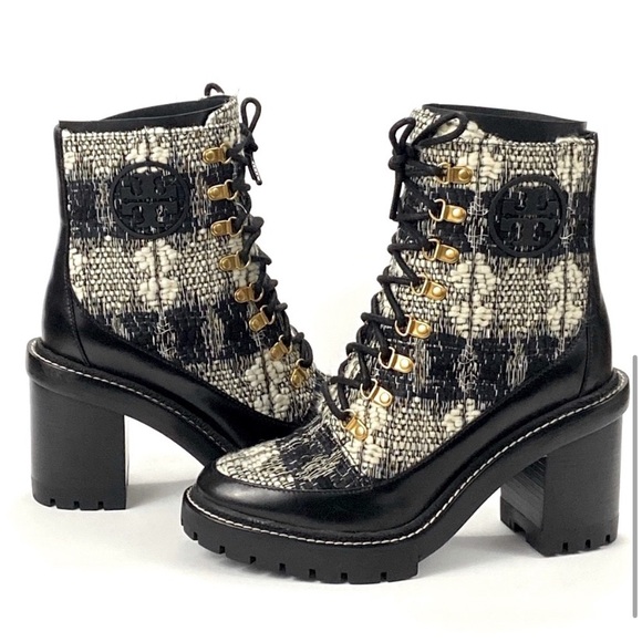 New Tory Burch Miller Wool lug sole Boot - Picture 6 of 7